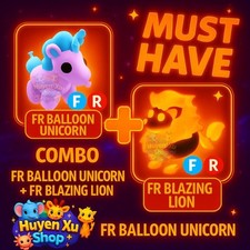 🚀FR Blazing Lion +FR Globo Unicornio Mosca Adopt M1e Mascota Barata-Entrega Instantánea