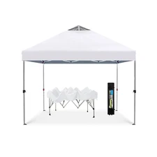 HERA'S PALACE 10x10 Pop Up Canopy Outdoor Tent for Patio with Bag Easy Up Sha...