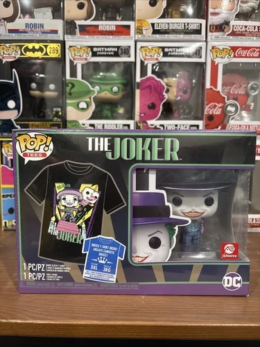 Funko POP! & Tee: Batman 1989 - The Joker w/ Megaphone  AE Exclusive Size 3XL