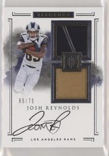 2017 Panini Impeccable Elegance Rookie Autos 65/75 Josh Reynolds #132 Auto 1o3