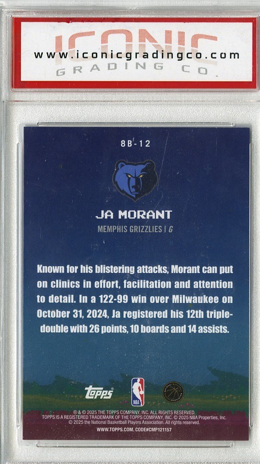 2025-26 Topps - 8-Bit Ballers Ja Morant #8B-12 for sale online | eBay
