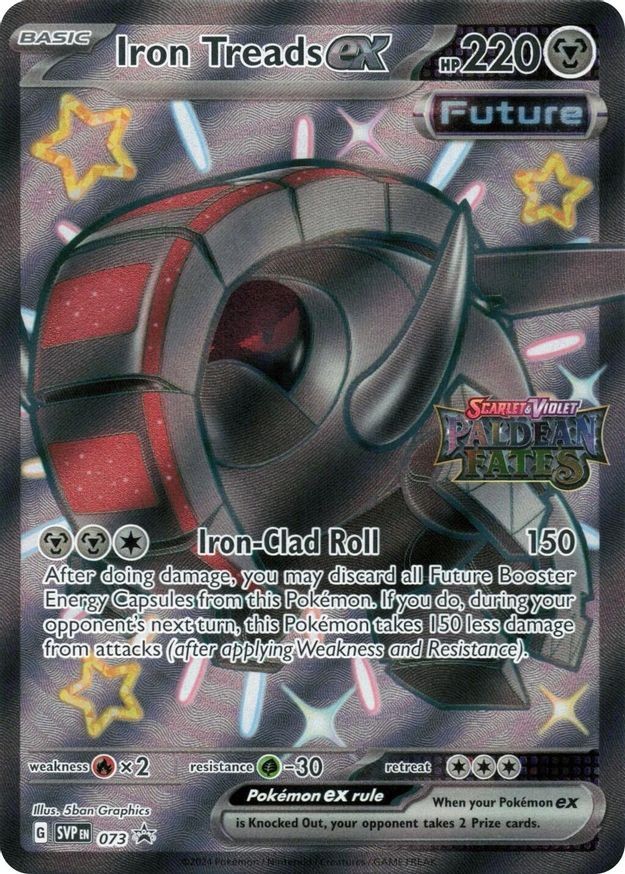 Iron Treads ex (73/296) Scarlet & Violet Black Star Promos NM HOLO- Prerelease