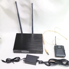Wireless Beige Headset Microphone System SL Headset Mic QLXD4D BeltPack Set