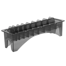 Rectangular Plastic Comb Organizer, 10 Grid Base for Electric Hair Clipper Li...