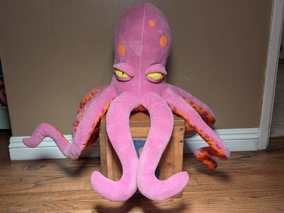 The Simpsons Purple Octopus Plush Jumbo Stuffed Animal Universal Studios Squid - Image 2 of 4