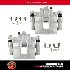 Front Pair Brake Calipers w/ Bracket For 1998-2002 Chevrolet Prizm L4 1.8L