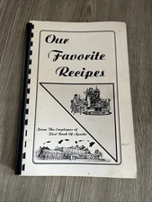 Our Favorite Recipes Cookbook Employees First Bank Of Apache Oklahoma 1994