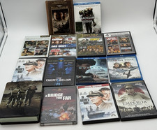Large Group of 25 WW2 DVD/blu ray Movies--some are multi disc--810.26