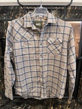 Howler Bros Flannel Shirt Men  s Size Large Gray Blue