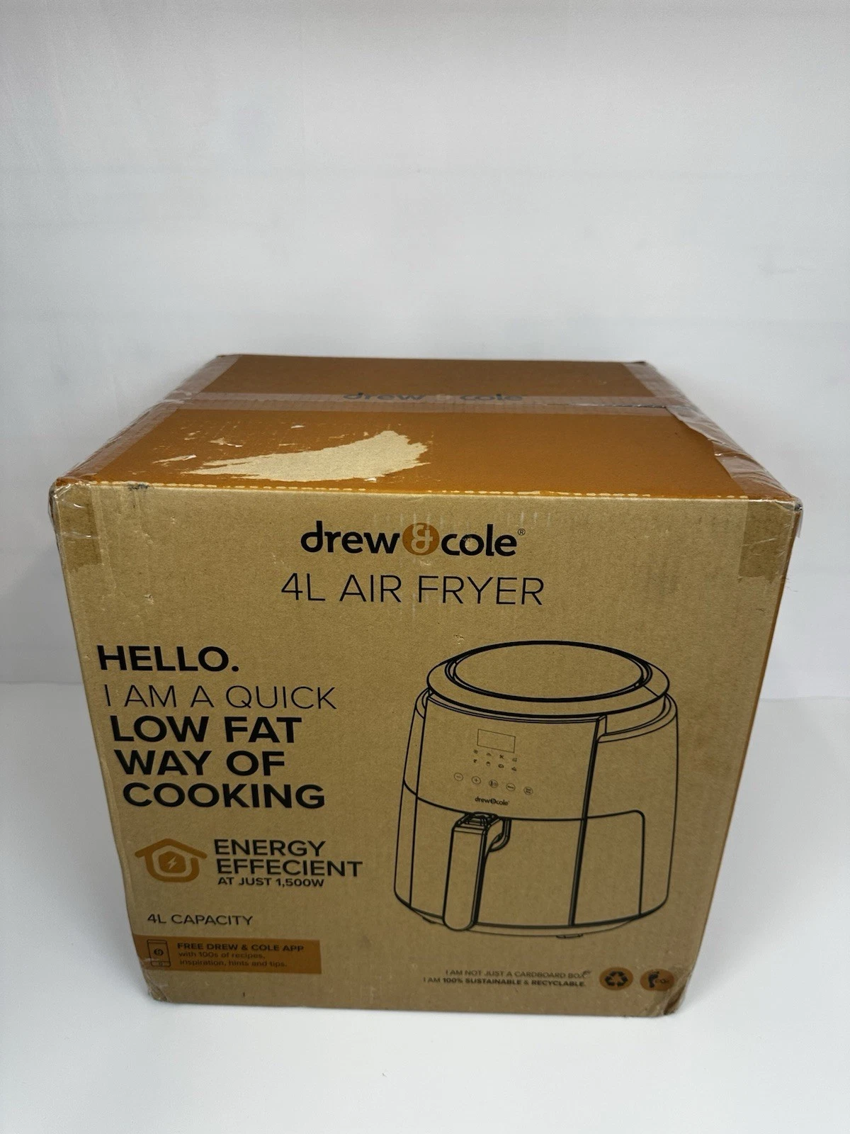 Drew & Cole 1500W Digital 4L Air Fryer - New & Sealed
Opens in a new window or tab