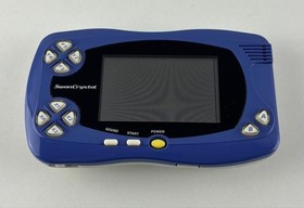 Bandai WonderSwan Swan Crystal Blue Violet Console System Excellent Condition JP
