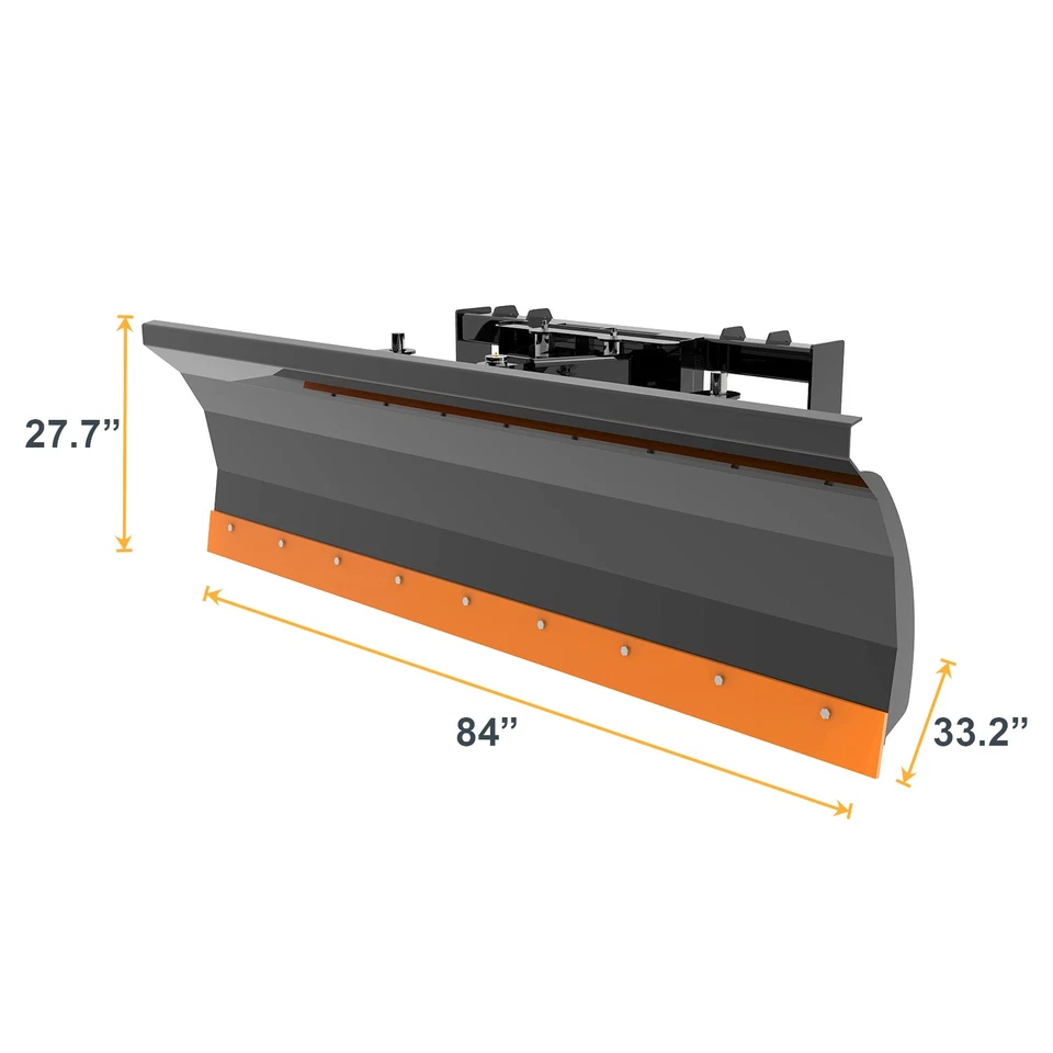 Hoja de excavadora 84" quitanieves minicargadora accesorio hidráulico velocímetro rápido EE. UU. STOCK Foto 2 de 4