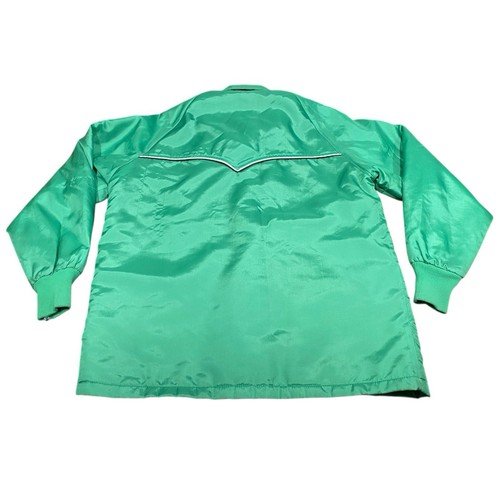 True Vintage Jacket Mens Large Green 70s 80s Farmer Pioneer Seeds USA Farm - Picture 9 of 12