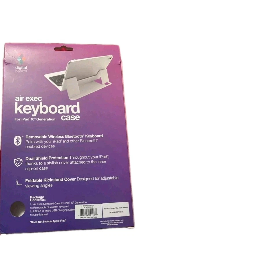 digital basics air exec keyboard case For iPad 10th Generation - Image 2 of 4