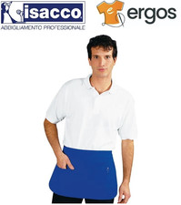 Isacco GREMBIULE PUB Corto Royal Unisex Cameriere Barista Servizio Sala Ristoro