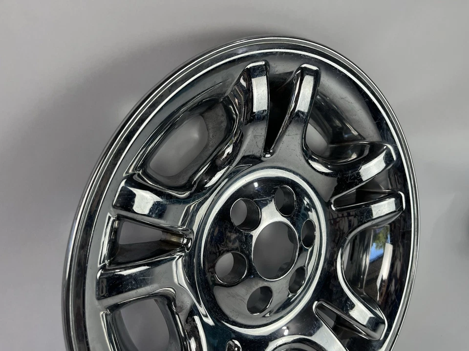 Cubierta tapacubos cromada 6 orejetas 10 radios para Dodge Durango Dakota 2001-2004 Foto 2 de 4