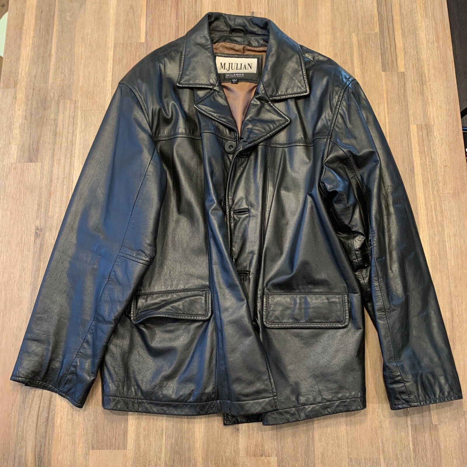 M. Julian Wilsons Black Leather Jacket - Gem