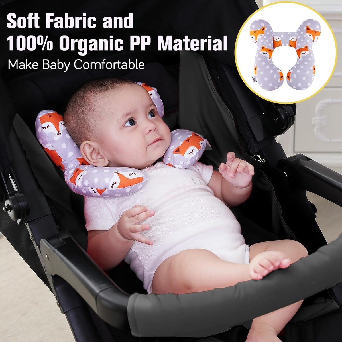 Recién Nacido Cuello Cervical Para Bebe Almohada Bebe Cabeza Plana