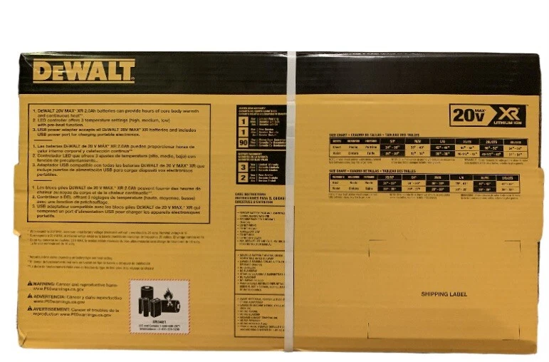 NEW DeWalt DCHJ066C1-L Battery Heated Women's Hooded Jacket - Black - Image 2 of 4