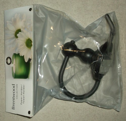 BRENTWOOD COLLECTION TOILET PAPER HOLDER WALL HUNG AGED BRONZE NEW TP ROLL - Picture 3 of 7