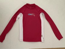 O'neill rash guard long sleeve pink girls sz 12