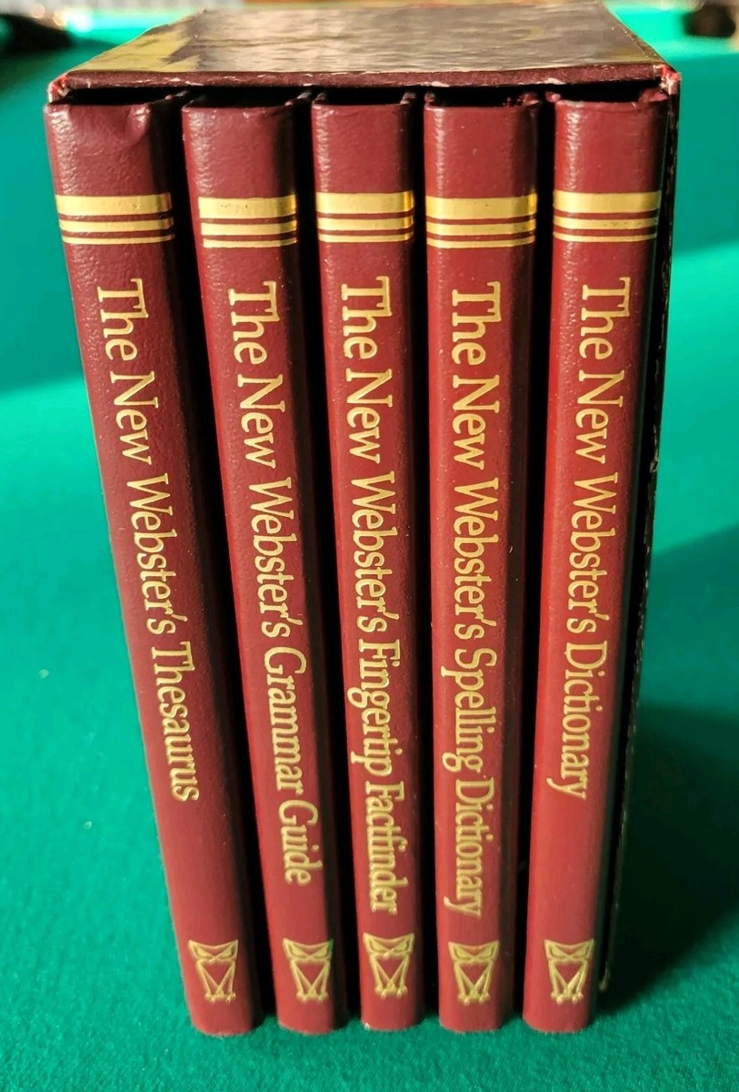 Vintage The New Webster's Deluxe Desk Reference Library Set of 5