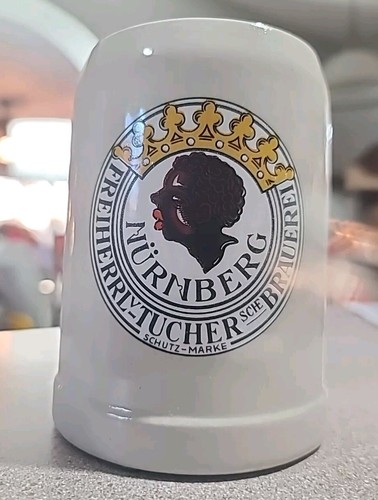 Vintage Nürnberg Freiherrl Tucher BrauereiI Gerz Brewery Beer Stein W. Germany - Picture 3 of 5