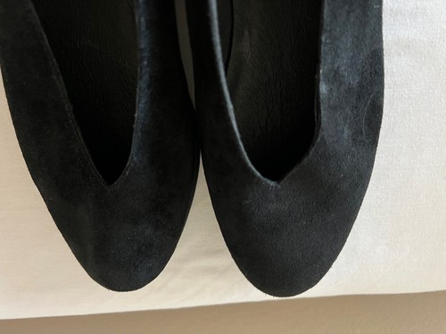 PISOS DE GAMUZA NEGRA EILEEN FISHER TALLA 11 - Imagen 4 de 6