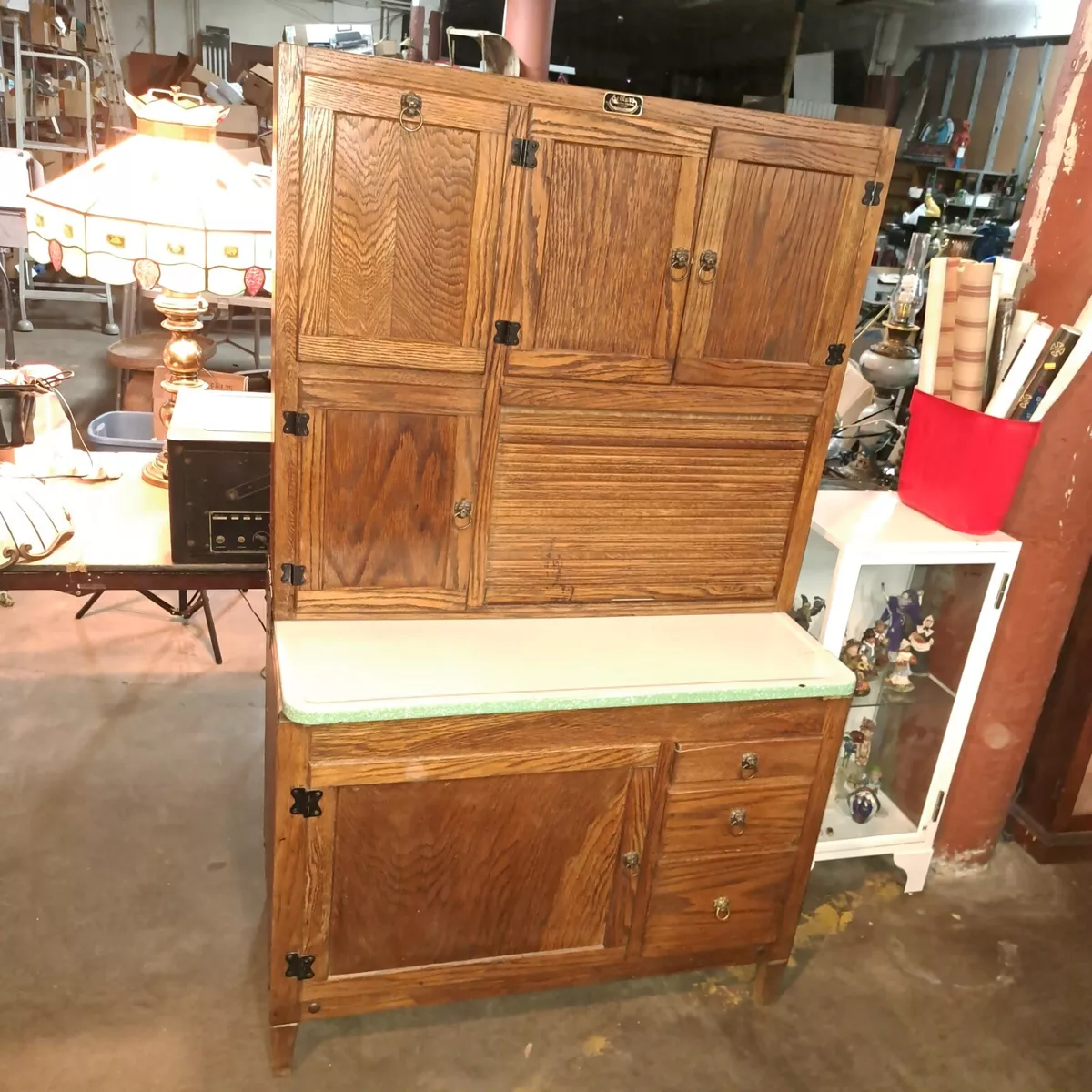Hoosier style on sale kitchen cabinet