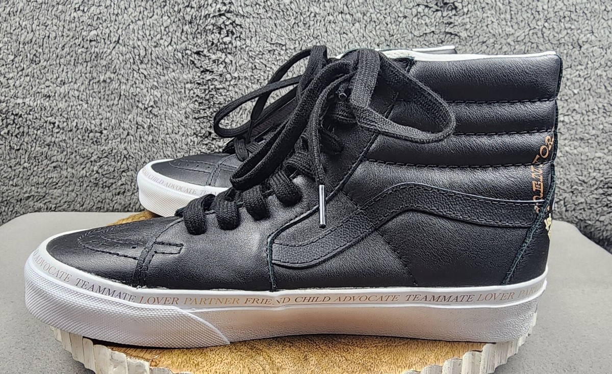 Unisex Size 5.5M/7W VANS Sk8-Hi High Divine Energy Black 