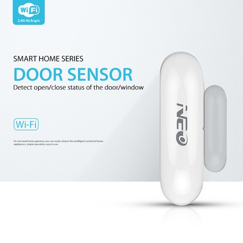 Home Security WiFi Smart Door Window Sensor Magnetic Detector Burglar Alarm - Picture 2 of 9
