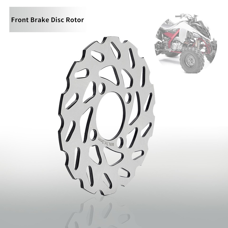 Front Rear Brake Disc Rotors Pads For Yamaha Raptor 700 700R 700 SE ...