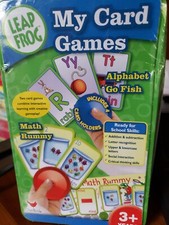 Leap Frog My Card Games Alphabet Go Fish, Math Rummy Learning Activity cards