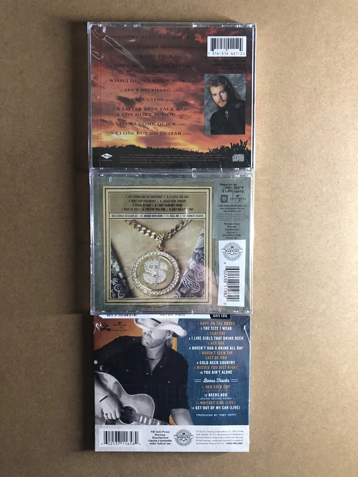 Toby Keith 3 CD Lot Hope on the Rocks Deluxe Edition Self Titled & White Trash - Image 2 of 2