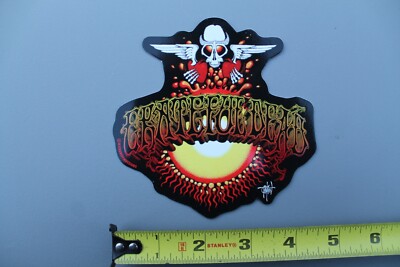 Grateful Dead Rick Griffin Skeleton Wings Sun Psychedelic V56C Surfing STICKER