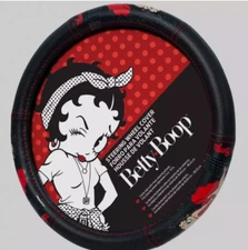 NEW Paramount Pictures Betty Boop Red Dress Car Truck SUV Steering Wheel Cover