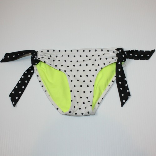 Justice Girl's White with Polka Dots Ruffle Tankini Swim Swimsuit Set in size 6 - Picture 3 of 3