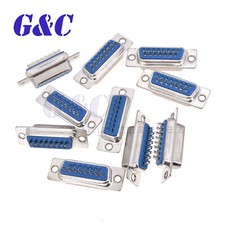 5Pairs D-SUB DB15 Male and Female 2 Row 15Pin Plug Soldering Connectors