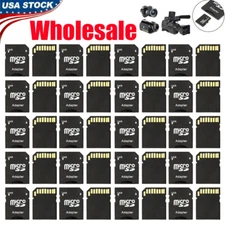 Micro SD TransFlash TF To Standard SD SDHC Memory Card Adapter Converter LOT