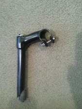 BICYCLE HANDLE BAR STEM BLACK GOOSE NECK 21.1 CRUISERS,SCHWINN'S,25.4MM AT CLAMP