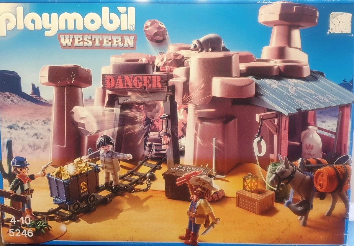 Playmobil Bara Cimitero &ndash; Castello Cavalieri Medioevo Western &ndash; Collezione #334 Usato