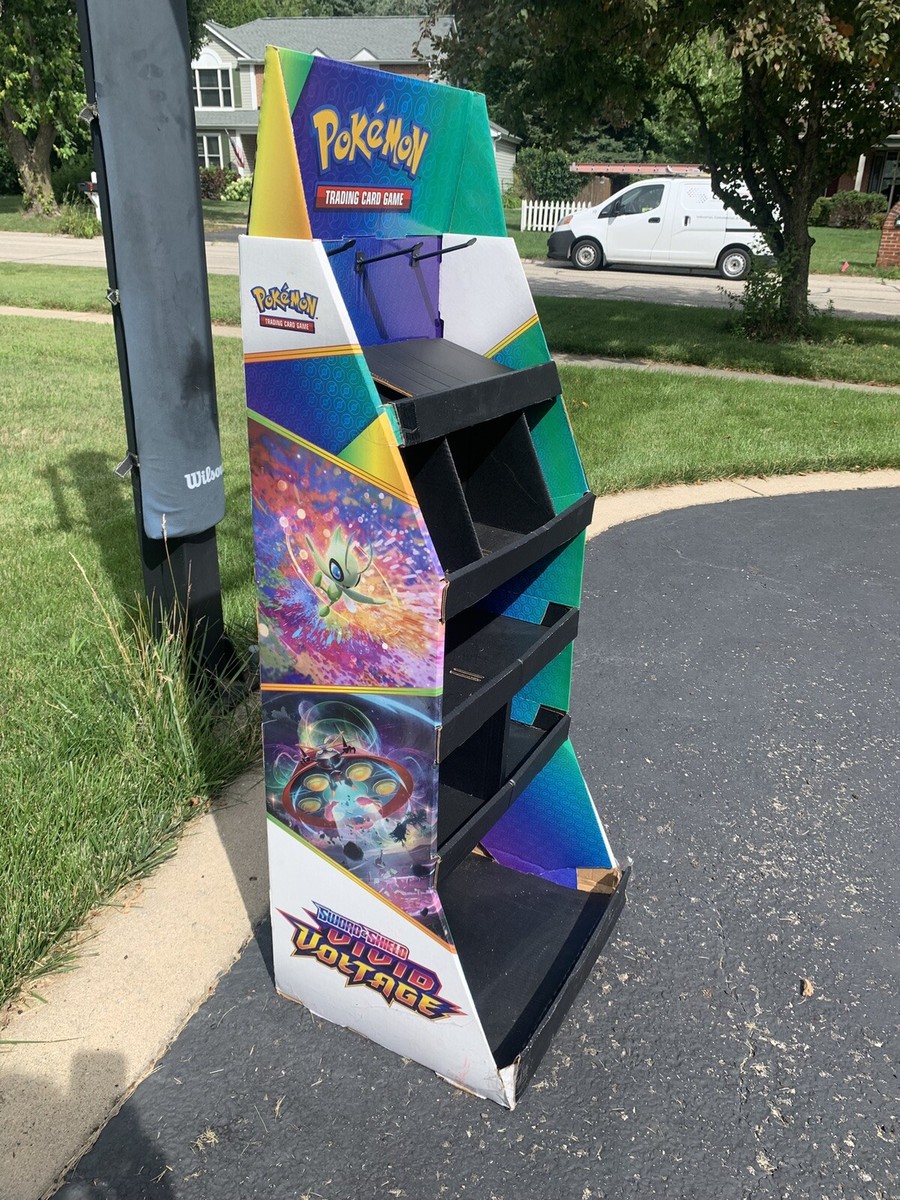 Pokemon Trading Card Retail Display Cardboard Case Hangers Vivid Voltage Pikachu | eBay Pokemon Trading Card Retail Display Cardboard Case Hangers Vivid Voltage Pikachu | eBay