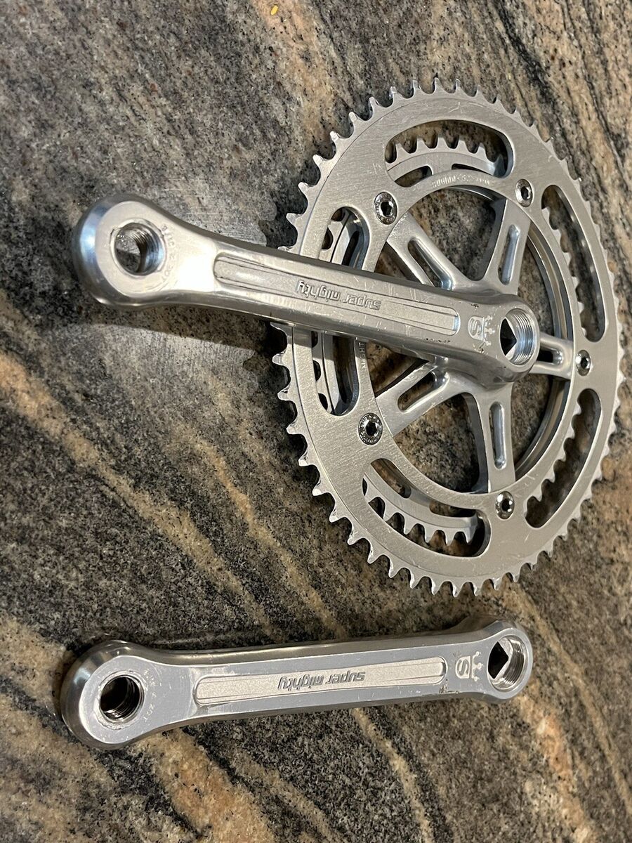 Sugino Super Mighty Crankset 170 mm road 52/42t forged alloy Sugino Super Mighty Crankset 170 mm road 52/42t forged alloy
