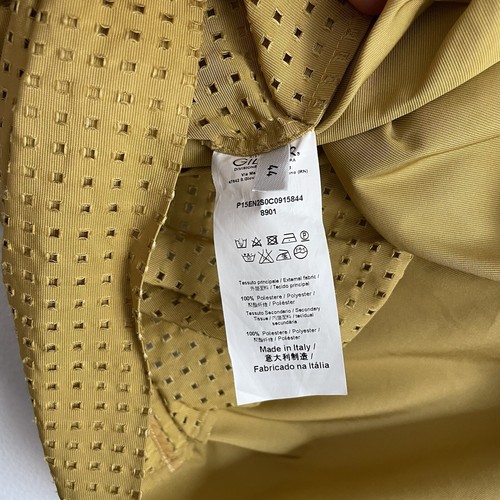 NO. 21 Gilmar Yellow Mid Length Skirt Women’s Size 44 Made In Italy Designer - Picture 4 of 5