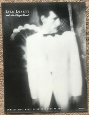 LYLE LOVETT AND HIS LARGE BAND - 1989 Full page UK magazine ad