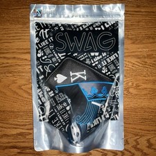Swag Golf Big King Blue Blade Spades Head Cover - Came From Putting Mat - NEW 