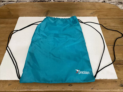 Precision Gymsack Kordelzug Kit Tasche Gym PE Schule Schwimmen Spiele Blau Neu
