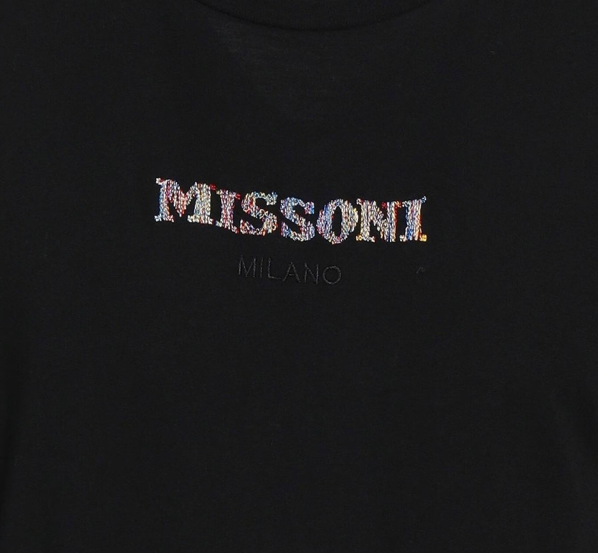Tシャツ・カットソー MISSONI Black Cotton T-Shirt Missoni Black Cotton T-Shirt - Black - Men
