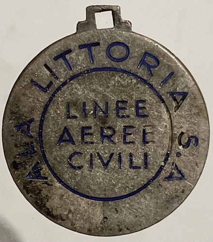 ROMA ALA LITTORIA S.A.LINEE AEREE CIVILI MED. PUBBLICITARIA AVIAZIONE VENTENNIO - Picture 6 of 6