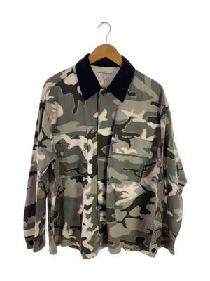 UNIFORM EXPERIMENT OTHER MOIRE CAMOUFLAGE BLOUSON JACKET 3 COTTON  